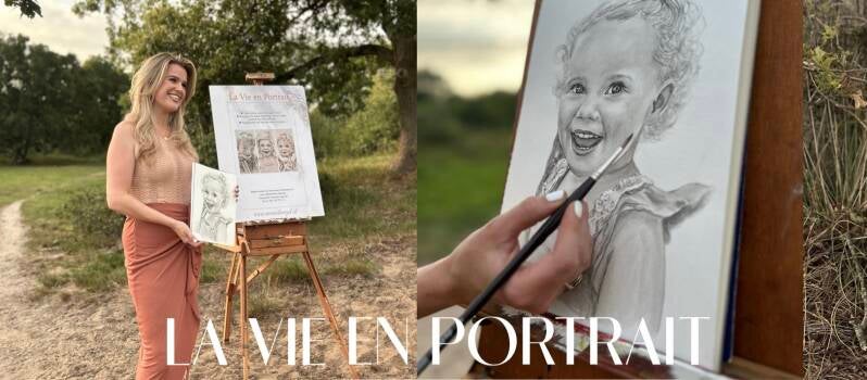 La vie en portrait portretten in opdracht kunst neomi de vogel cadeau jubileum kind gezin
