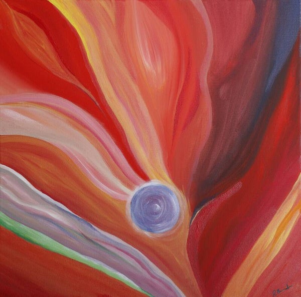 Unframed Original Painting - "Free Flow"