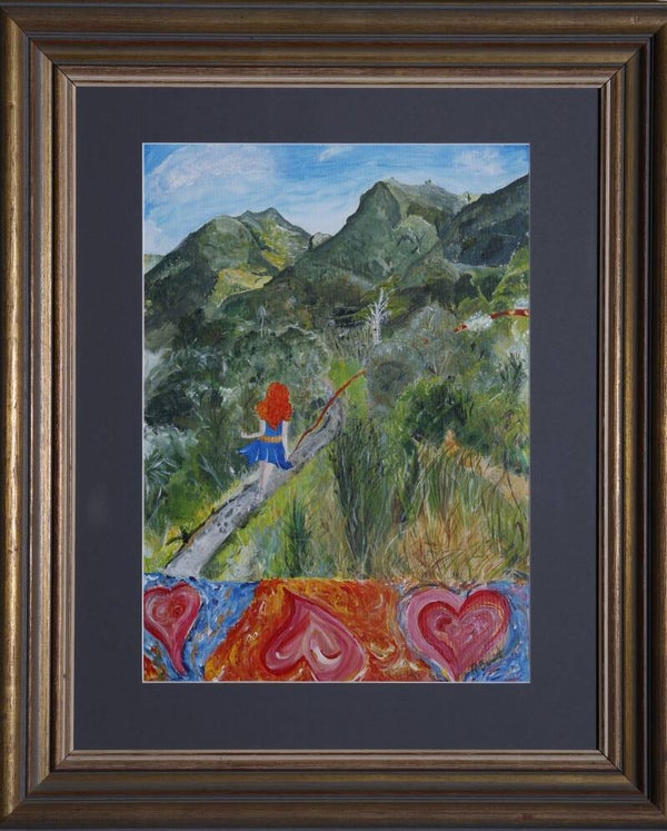 Framed Original Painting - "Journey To Love"