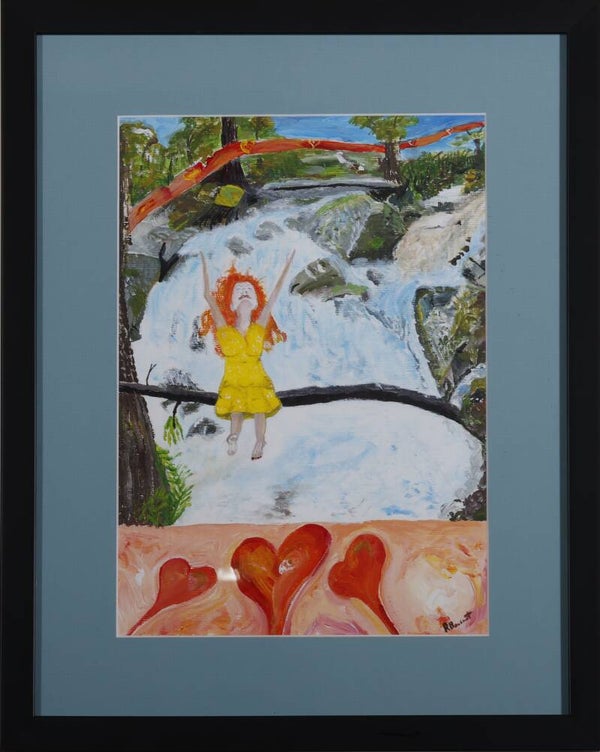Framed Original Painting - "Surrender To Joy"