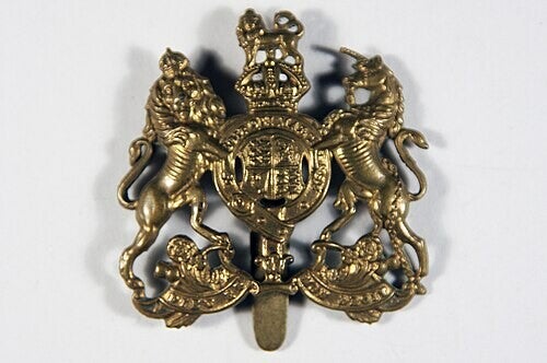 General Service Corps (GSC) cap badge worn by British Army recruits during the Second World War.