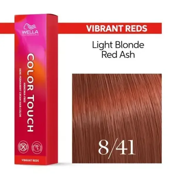 Wella Color Touch 8/41 Light Red Ash Blonde