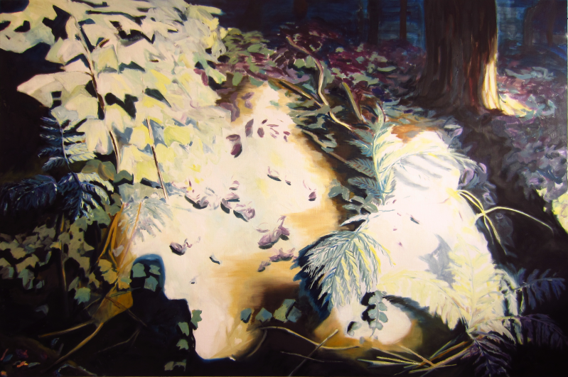 Even though I walk through the darkest valley, 194 x 170 cm, Olieverf op doek, 2016, Kunst In Huis Collectie