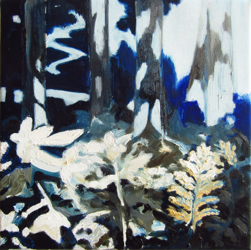 Ground, Olieverf op doek, 30 x 30 cm, 2016