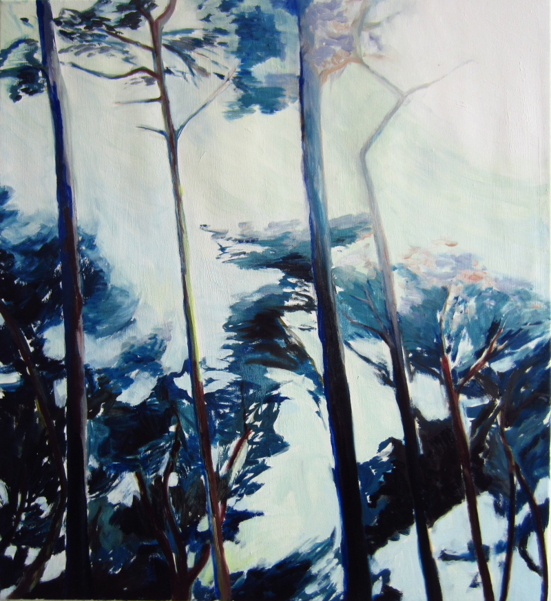 High trees grow deep roots, Olieverf op doek, 2016, Privé Collectie