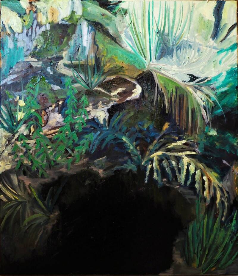 I can&#039;t go no lower I&#039;m on the floor as it is, 50 x 60 cm, 2019,  Privé Collectie