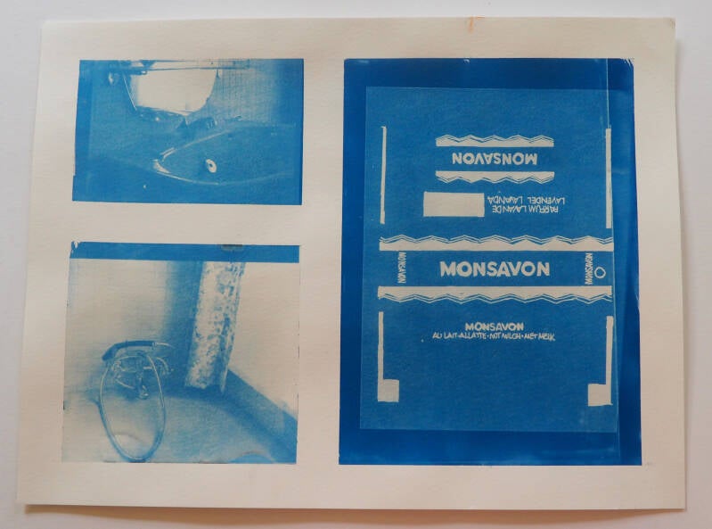 Badkamer, cyanotype, 29, 5 x 39,8cm, 2026