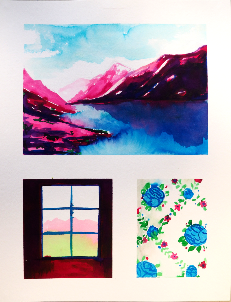 Ecoline op papier, 24 x 32 cm, 2022