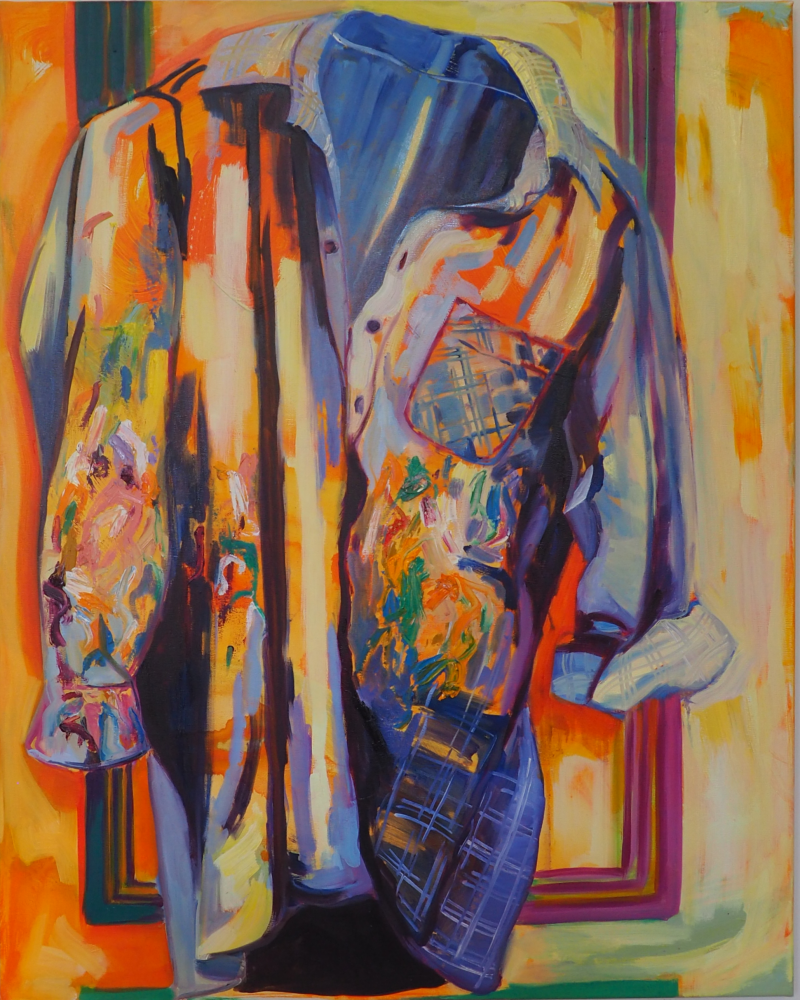 Hem(d) Pallet, , Acryl en olieverf op doek, 60 x 80 cm, 2026