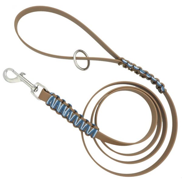 Leiband biothane brown/blue