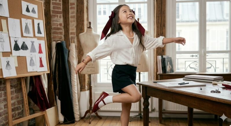 Contemporary surrealist girlswear, high-end fashion photography for Dali.