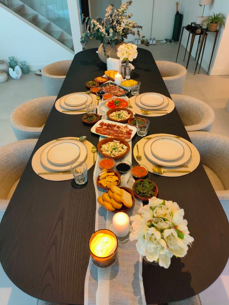 Private chef Ali preparing a villa dinner in Marbella