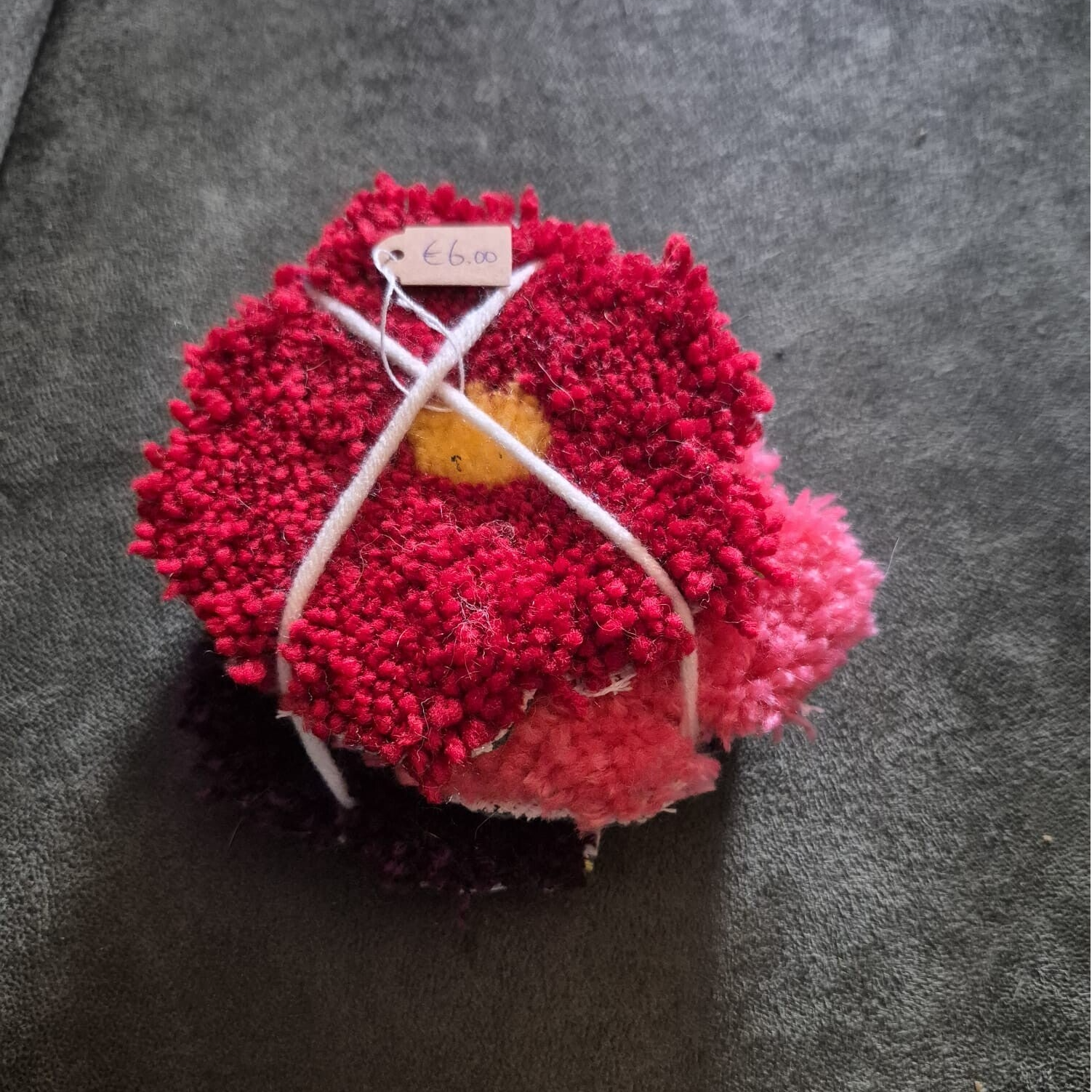 Bloemen onderzetters Rood/Roze/Paars