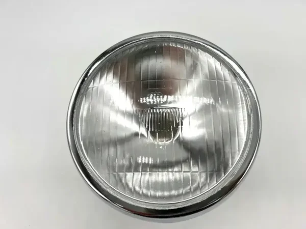 Peugeot 103 SP MVL TSA MBK Reflektor Scheinwerfer Rund verchromt Licht Lampe NEU
