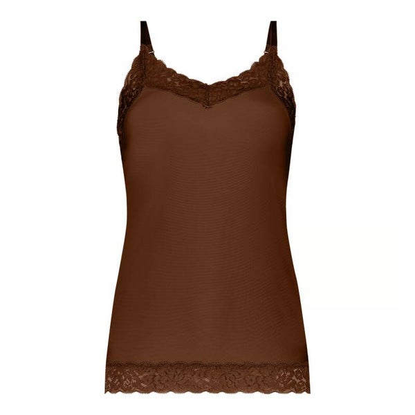 ten Cate Dames Spaghetti Top 'Lace' Coconut
