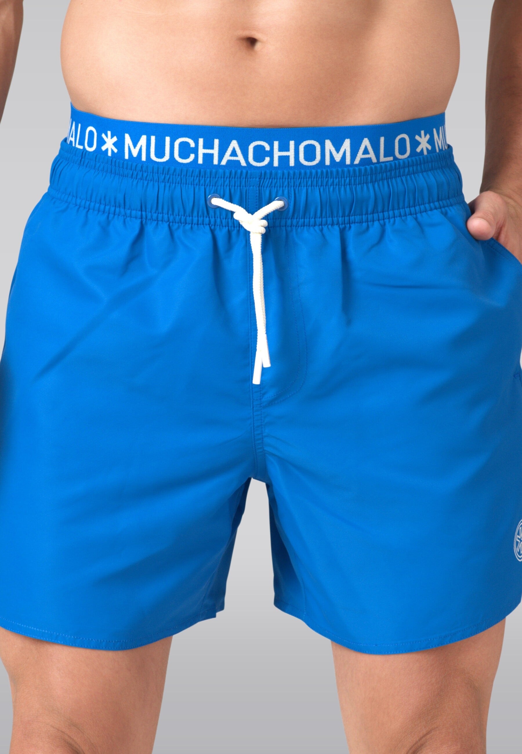 Muchachomalo Heren Zwembroek Neon Blue
