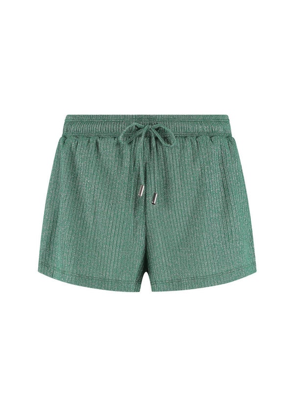 Beachlife Short Green Glitter