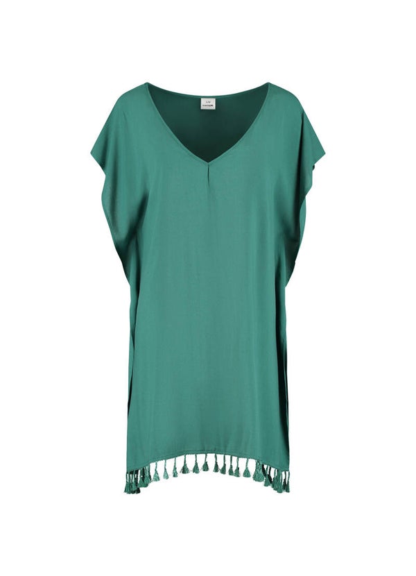 Beachlife Kaftan Green Glitter