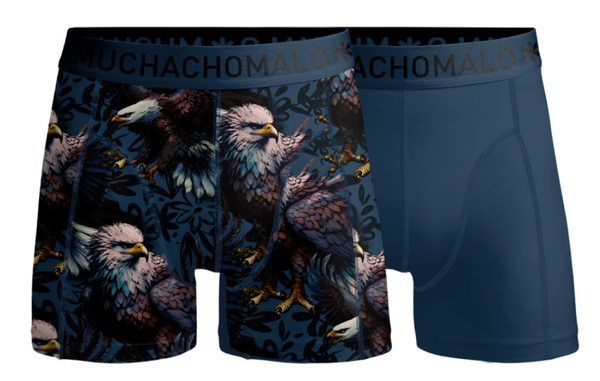 Muchachomalo Heren Boxershorts Modal Katoen 2-pack Eagle