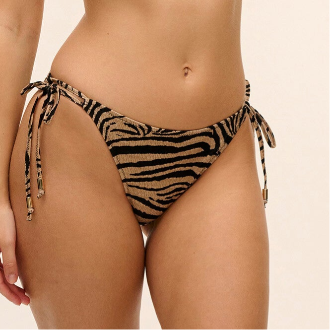 Freya Bikini Slip Tie-Side 'Tortoli Bay' Natural
