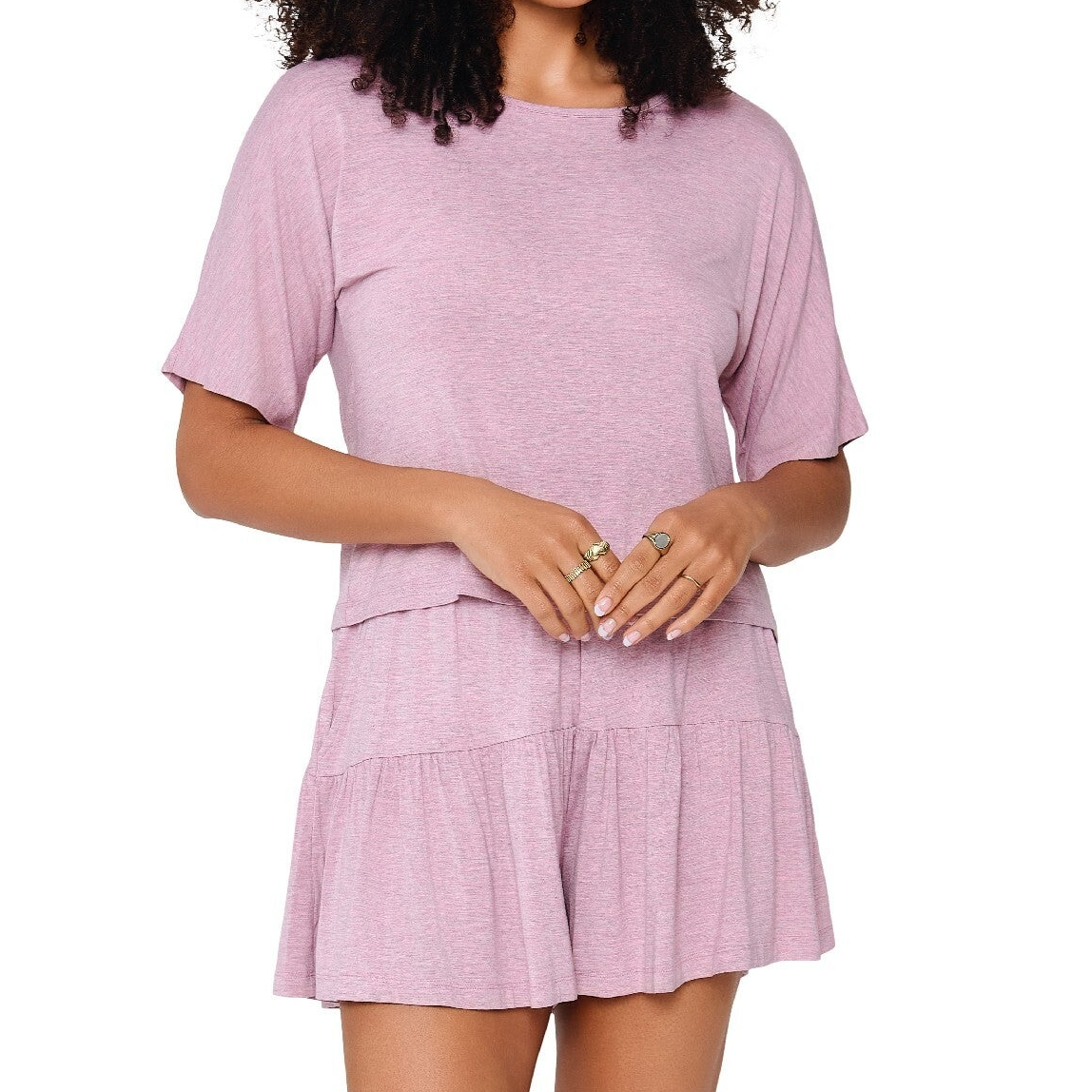 LingaDore Shortama Mauve Marl