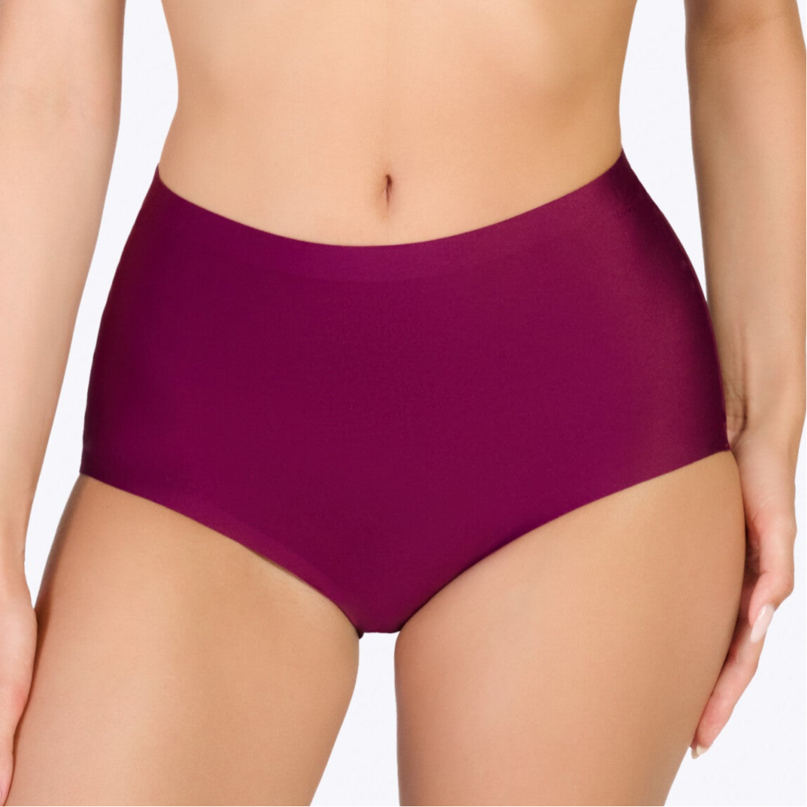 ten Cate Dames Slip 'Midi' Naadloos Cherry Burgundy