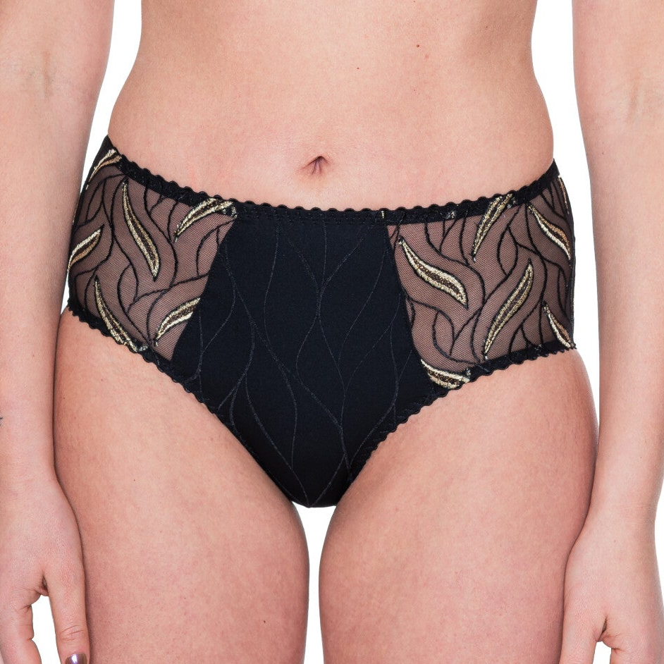 Louisa Bracq Slip 'Culotte' Julia Black/Gold