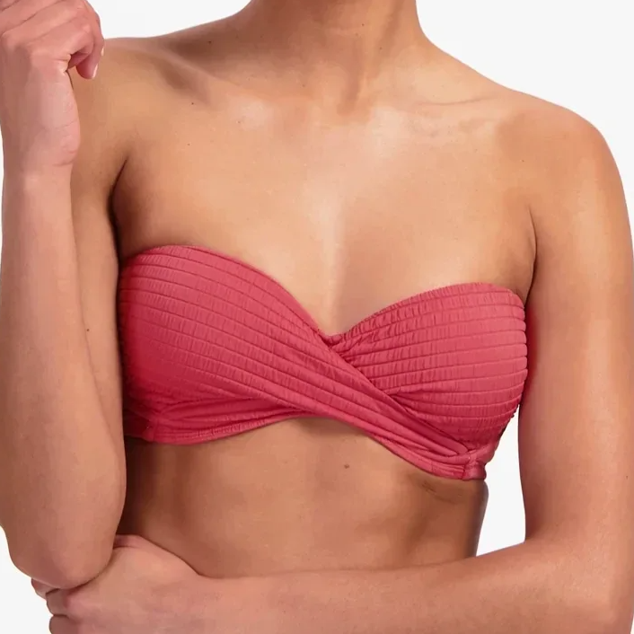 Beachlife Bikini Top 'Bandeau' Berry