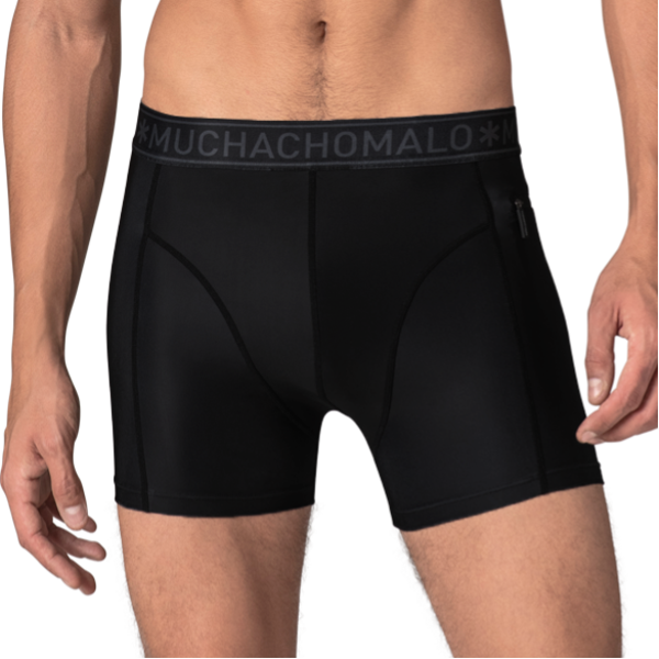Muchachomalo Heren Zwembroek Black