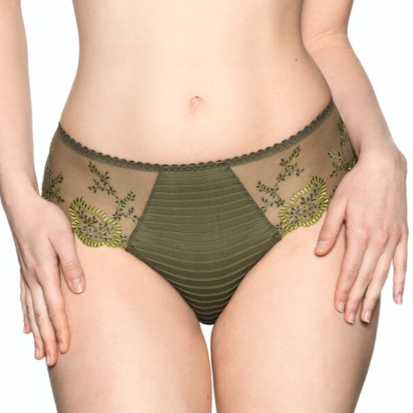 Louisa Bracq Slip 'Shorty' Elisé Olive