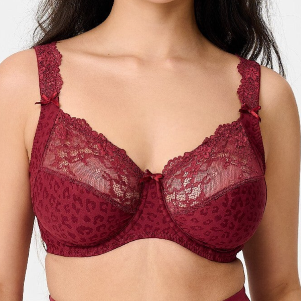 LingaDore BH met Beugel 'Daily' Ruby Wine Jacquard