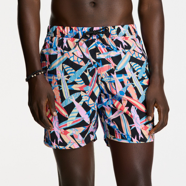 Shiwi Heren Zwembroek 'Nick' Mulitcolor Fish