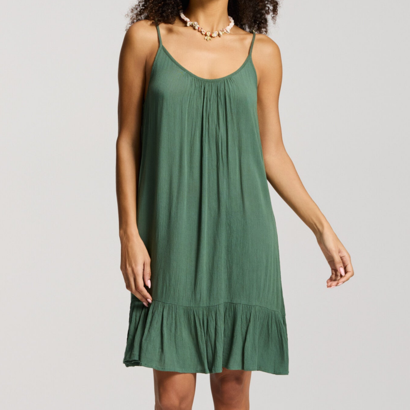 Shiwi Dames Jurk 'Ibiza' Green Olive