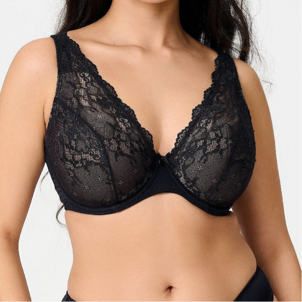 LingaDore Triangel BH 'Daily' Black Taupe