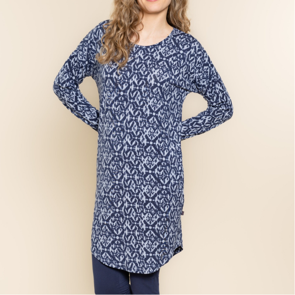 Charlie Choe Dames Nachthemd Blue Blizzard