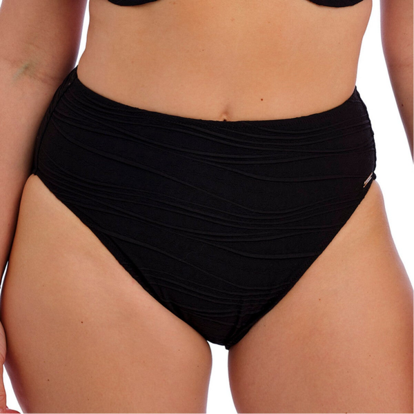 Fantasie Hoge Bikini Slip 'Beach Waves' Black