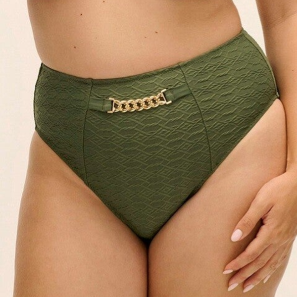 Fantasie Hoge Bikini Slip 'Azores' Olive