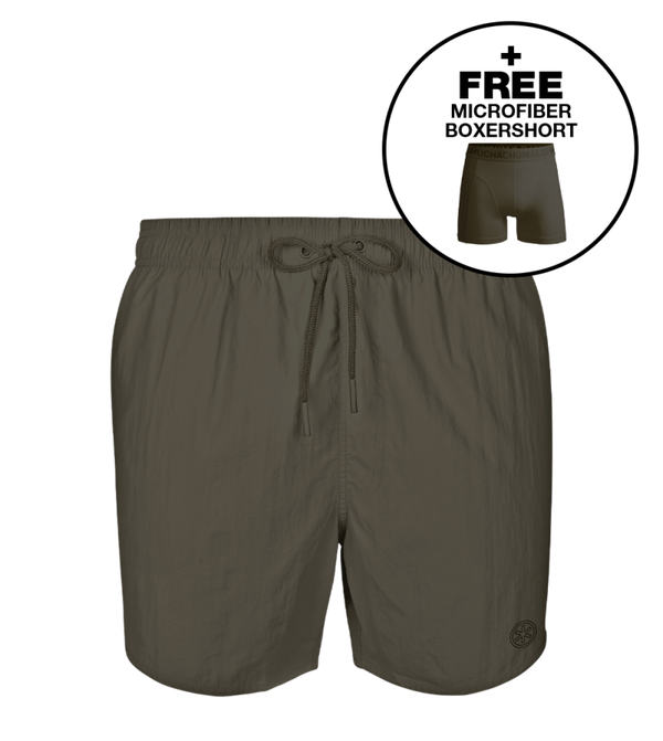 Muchachomalo Jongens Zwembroek Army Green