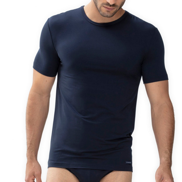 Mey Heren T-Shirt 'Network' Yacht Blue
