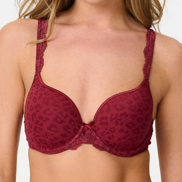 LingaDore BH 'Daily' Ruby Wine Jacquard