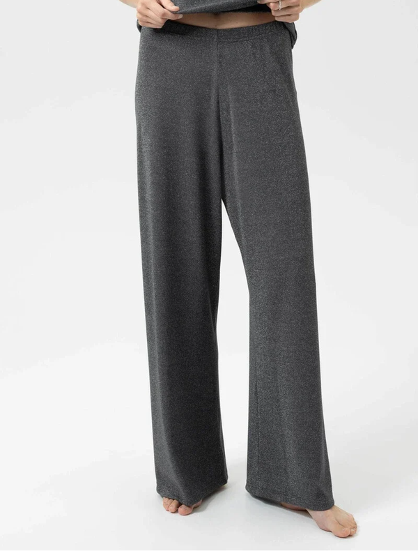 Mey Dames Broek 'Sparkling Rib' Thunder Grey