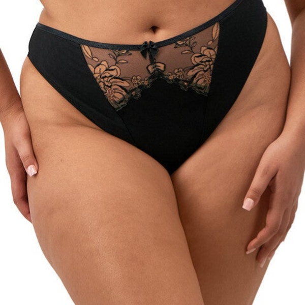 String Elomi Teagan Black/Almond