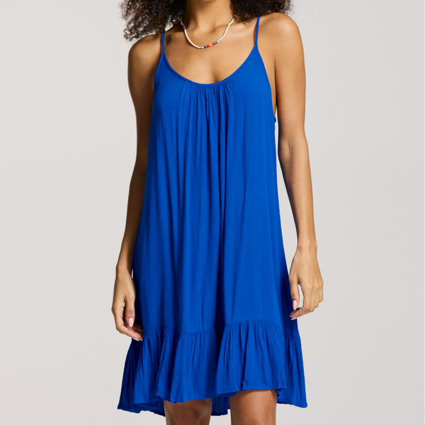 Shiwi Dames Jurk 'Ibiza' Blue Deep Ocean