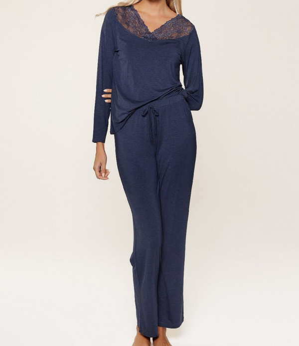 LingaDore Pyjama Set Dark Denim