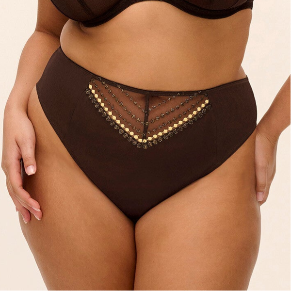 Elomi Brazilian 'Highwaist' Matilda Gold Rush