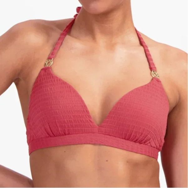 Beachlife Bikini Top Halter Berry