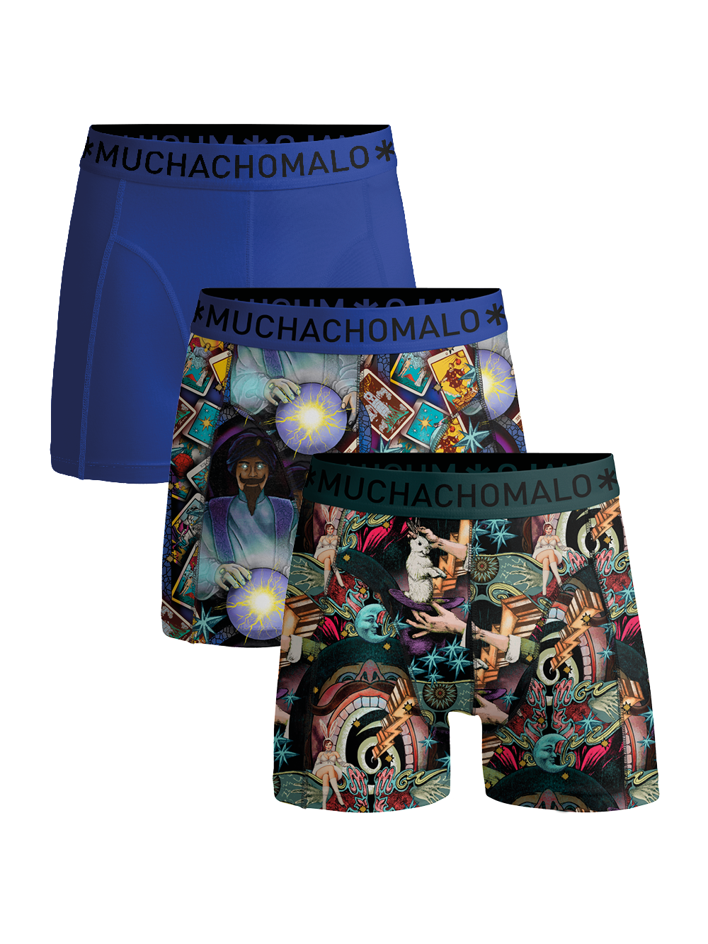 Muchachomalo Heren Boxershorts 3-pack Magic