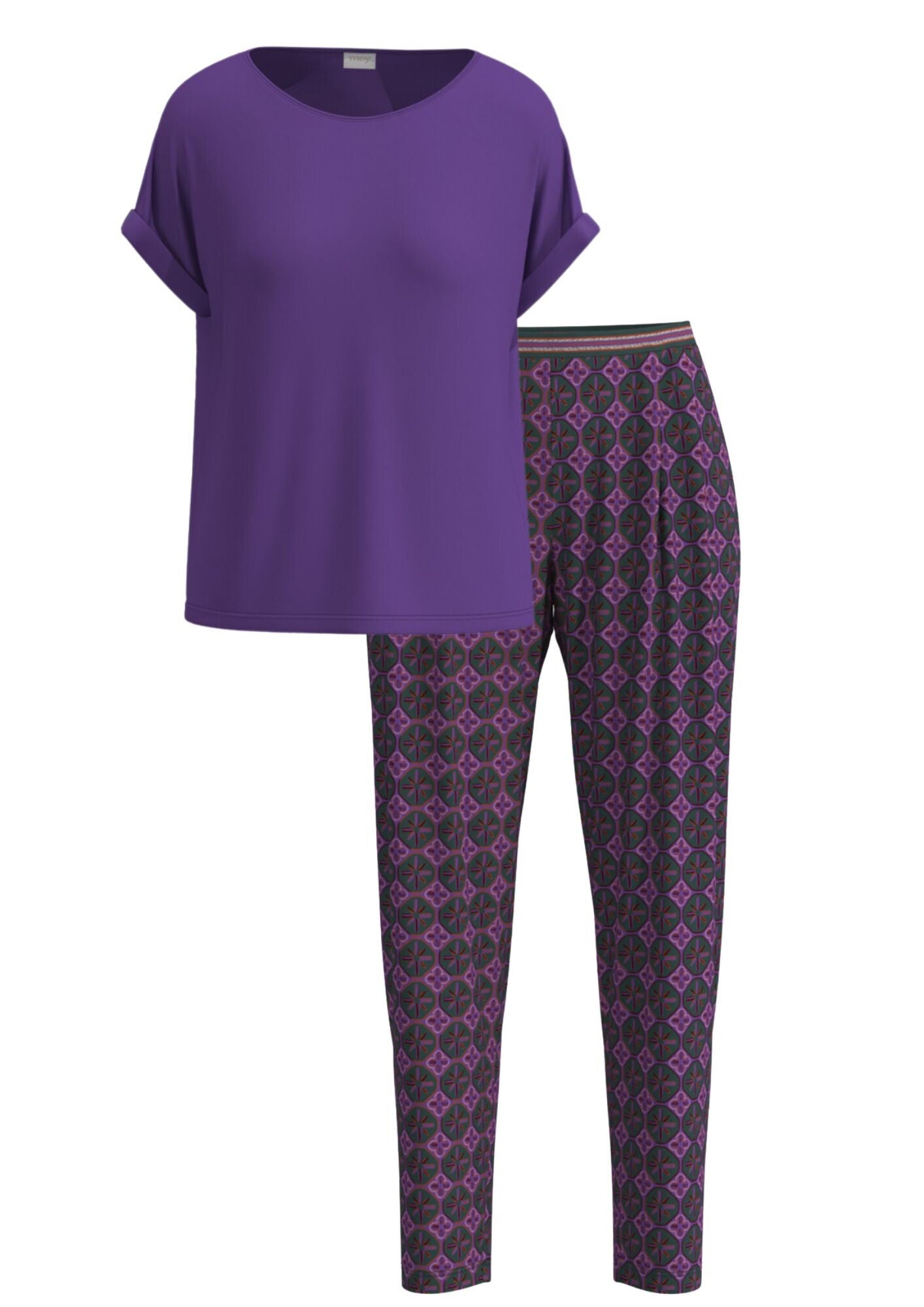 Mey Dames Pyjama 'Geometric Fade'