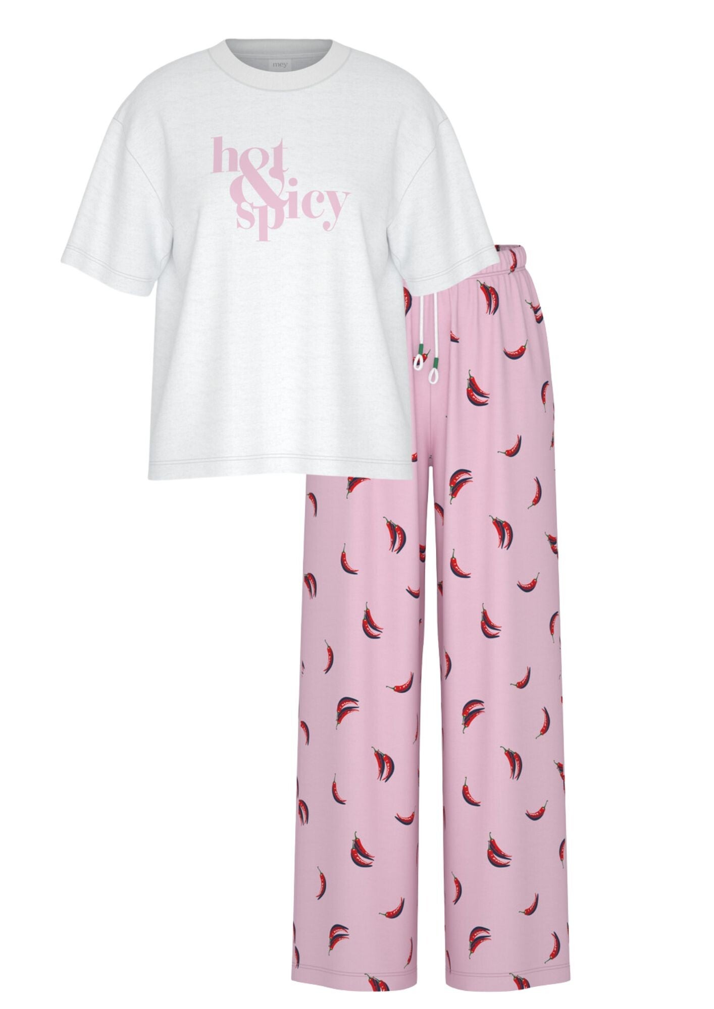 Mey Dames Pyjama 'Spice It Up' Soft Pink