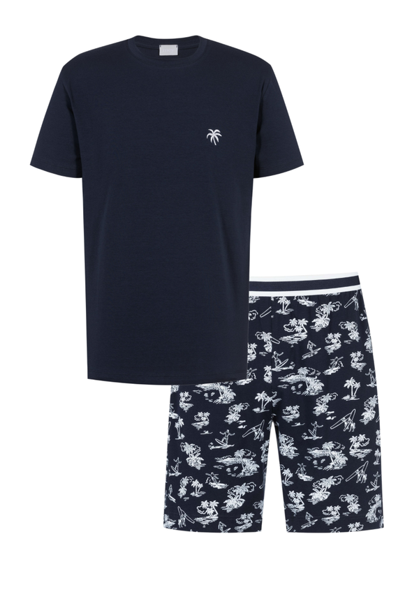 Mey Heren Shortama 'Surf Beach' Yacht Blue